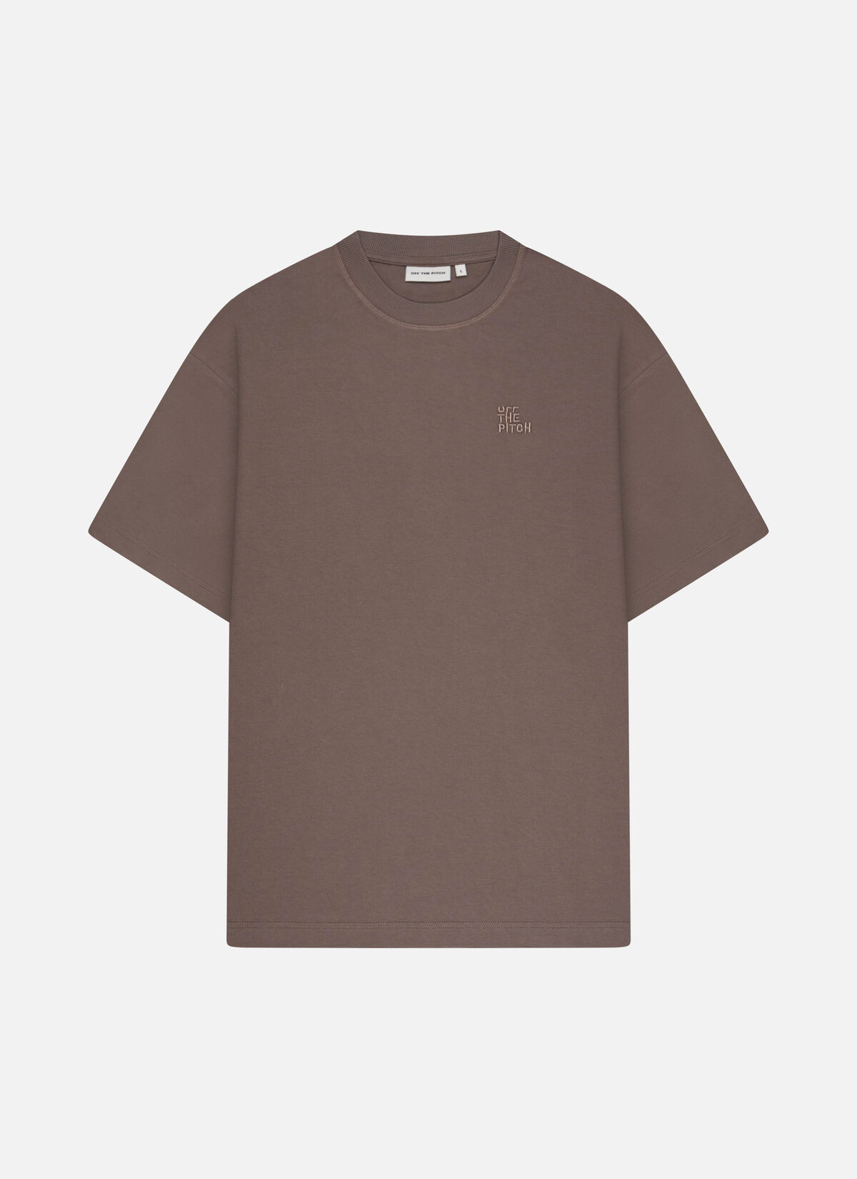 Off The Pitch Corsage T-Shirt Heren Bruin