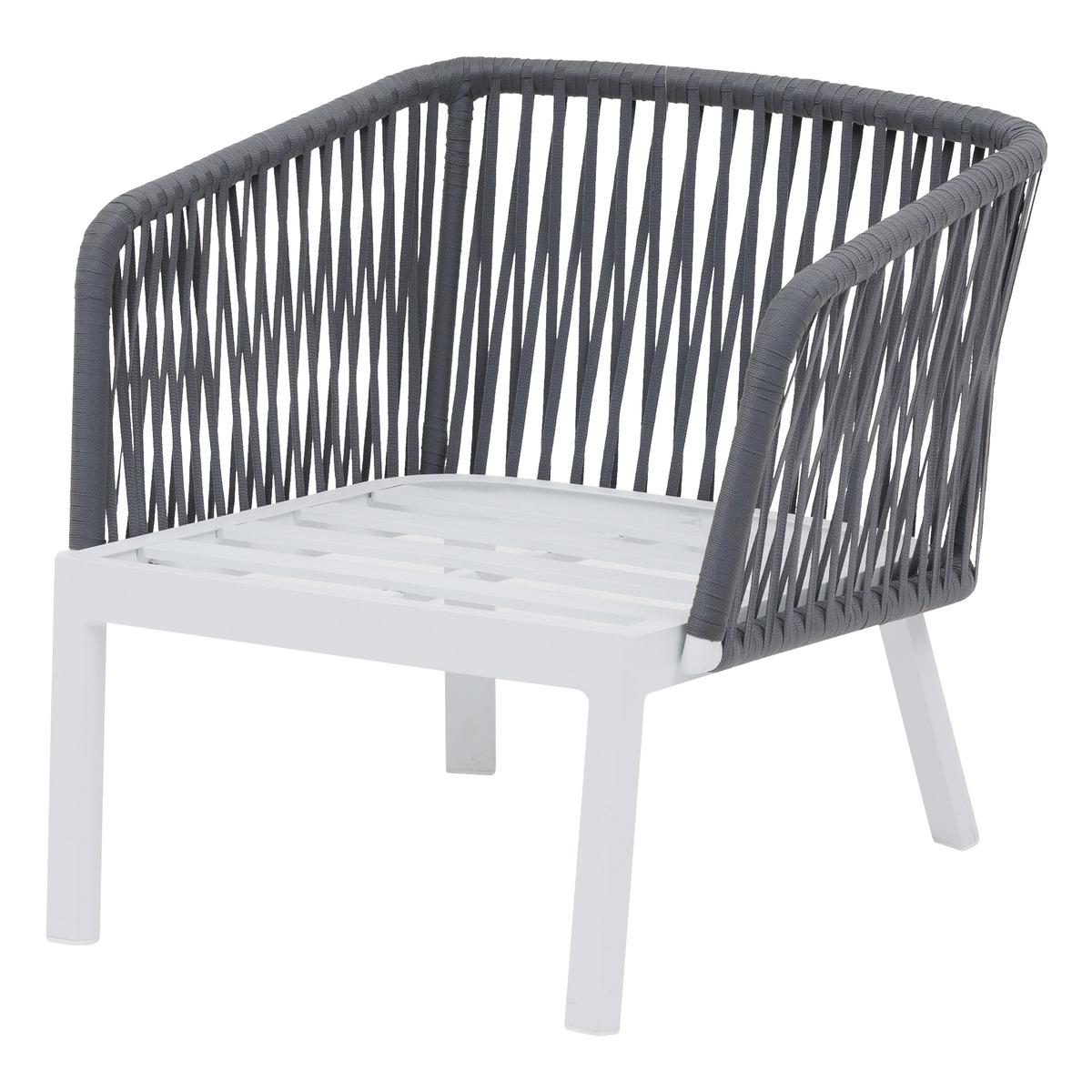 SALON BARCELONE MAILLE GRIS 4 PLACES