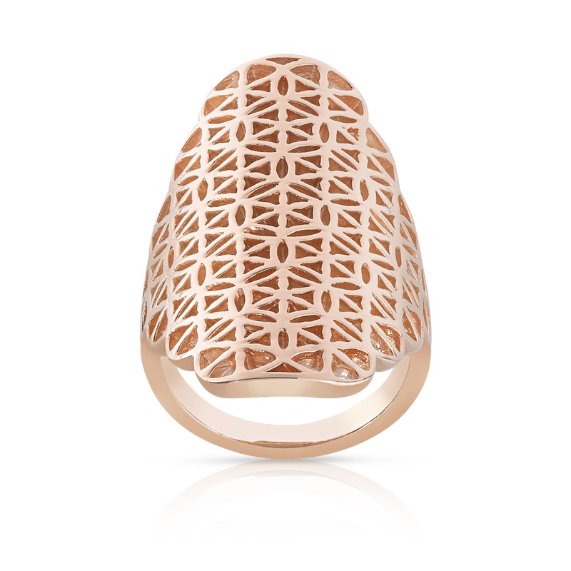 Bague plaqué or rose