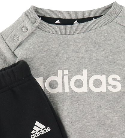 adidas Performance Sweats?t - I LIN FL JOG - Gr?/Hvid