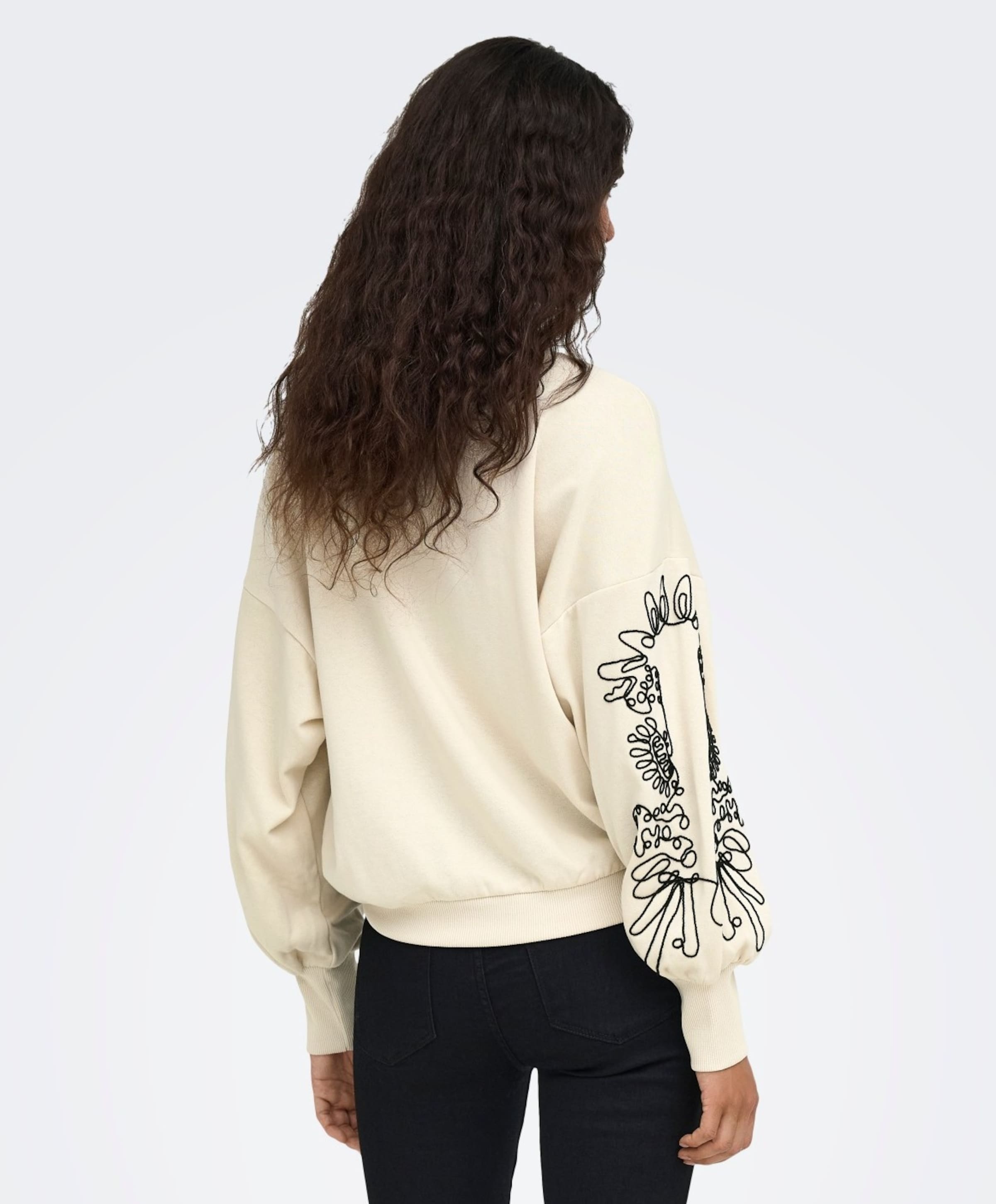 Only Dames sweater ecru