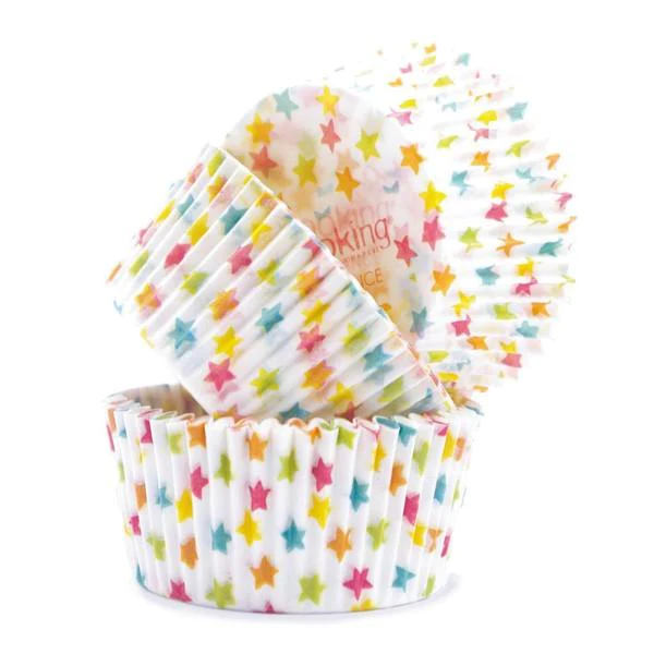 Caissettes pour cupcakes Etoiles Scrapcooking