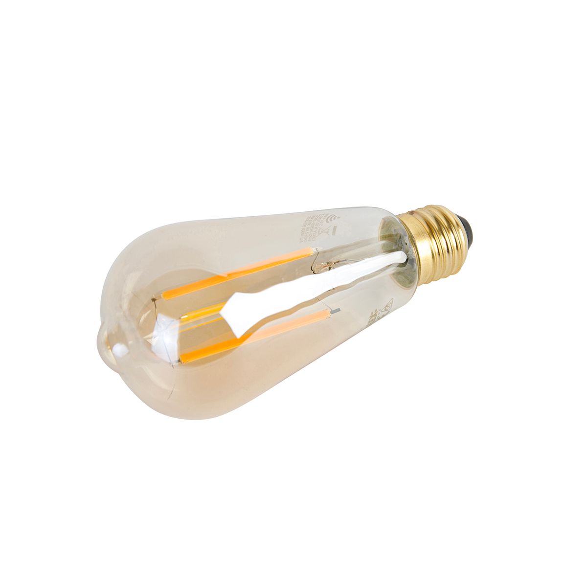 Smart E27 LED lamp ST64 goud 7W 806 lm 1800-3000K