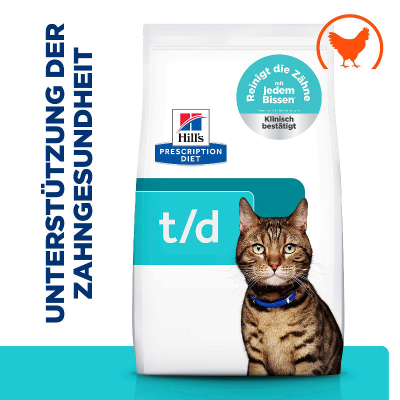 Hill's VET Katze Prescription Diet t/d Dental Health Huhn 1.5kg
