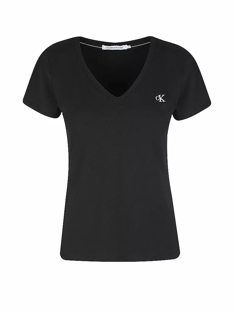 CALVIN KLEIN JEANS T-Shirt Slim Fit  schwarz