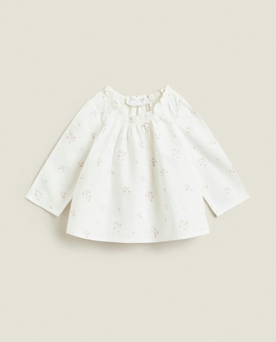 CAMISETA FLORAL PARA BEBÊ