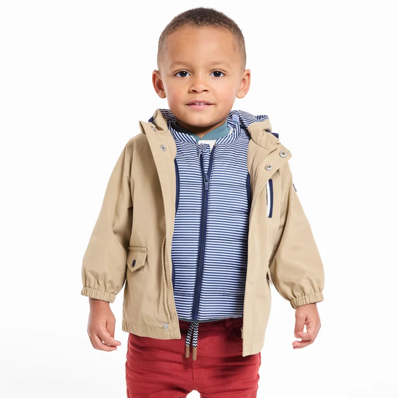 Manteau parka 3 en 1 beige bébé garçon Beige