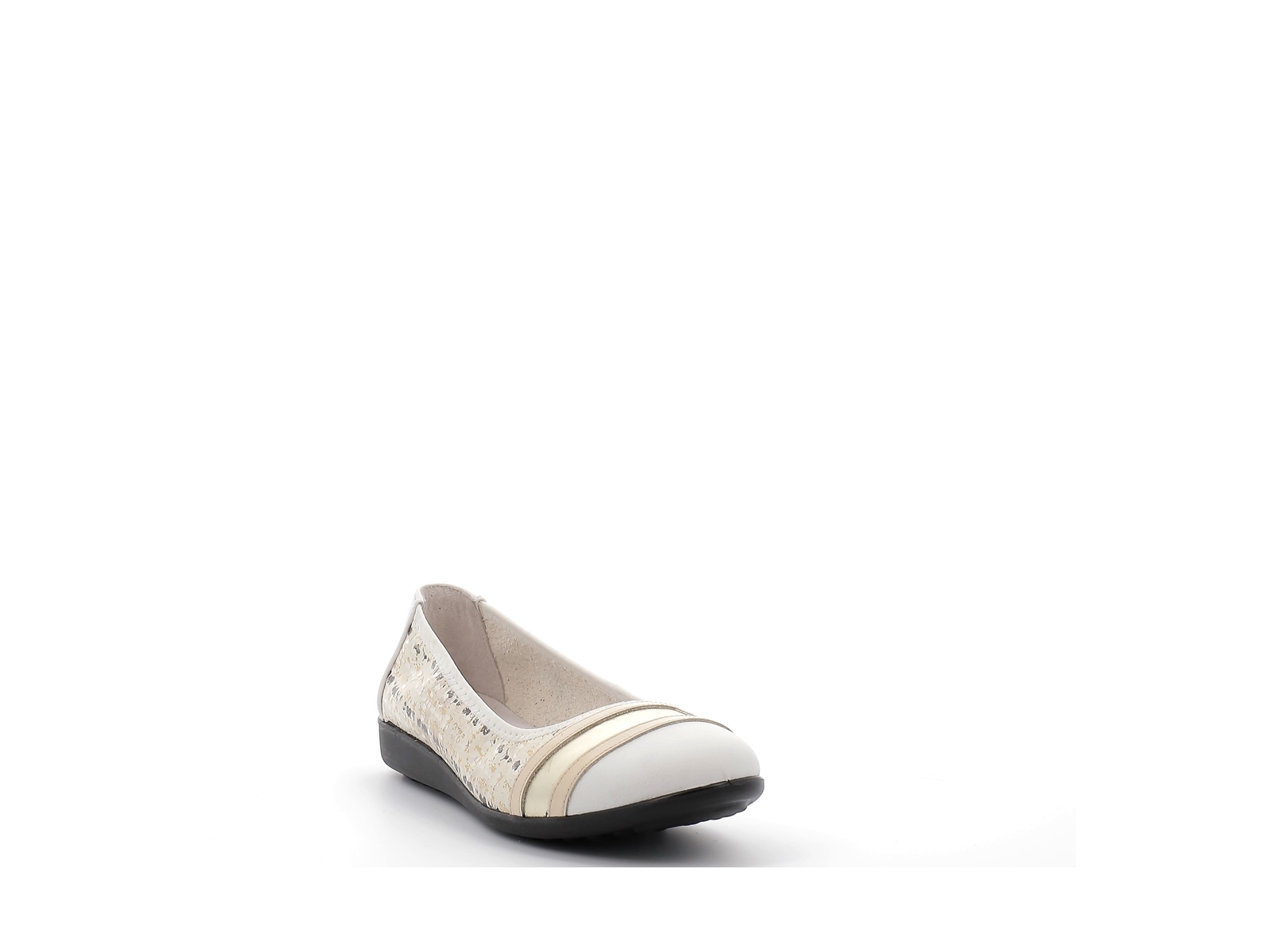 Inea-LUXA Cuir Blanc-Or