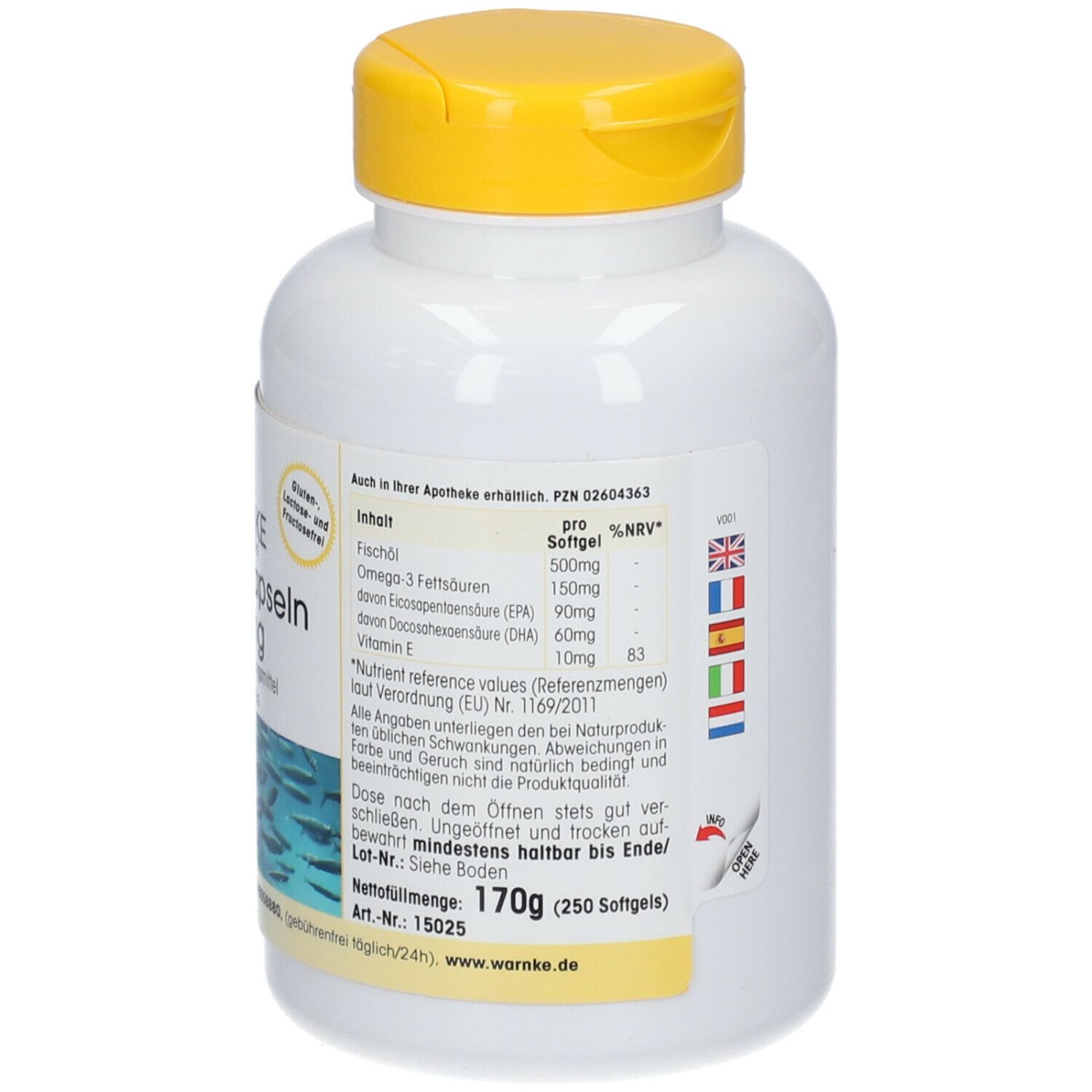 Warnke Fischöl-Kapseln 500mg