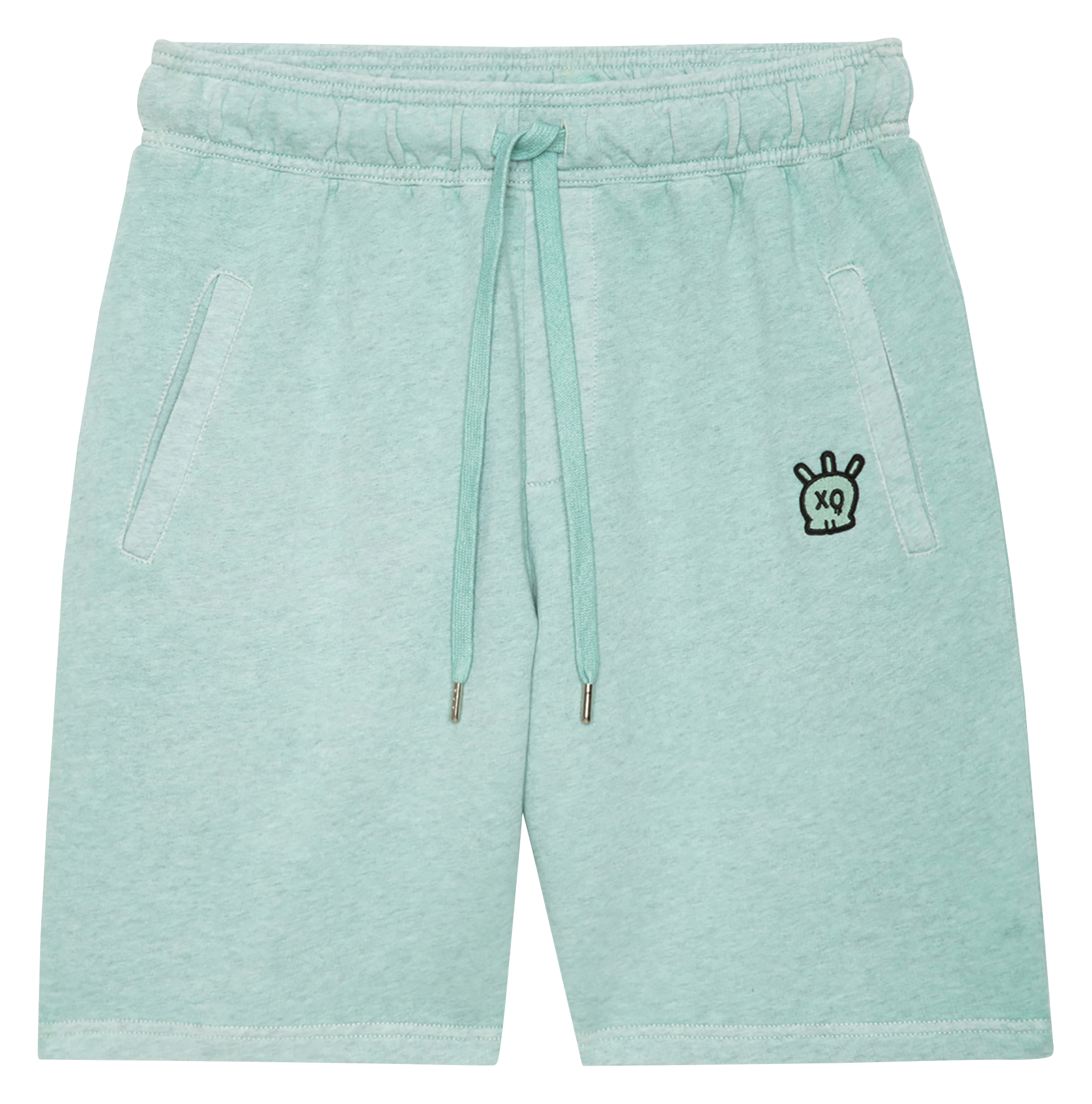 PARTY - Short molletonné en coton | Vert