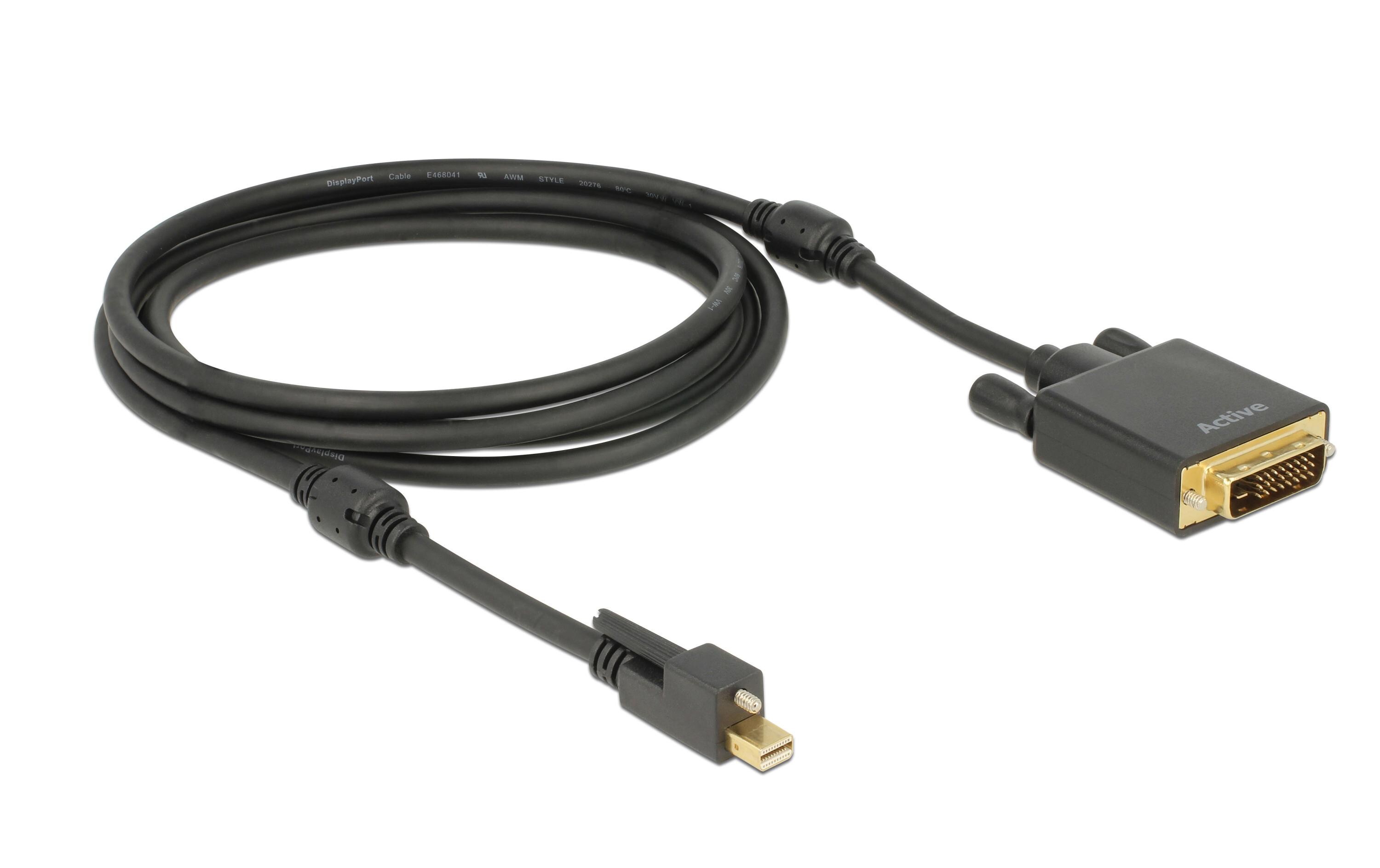 Kabel Mini-DisplayPort - DVI-D, 2 mVideo-Kabel zum Anschluss eines DVI-Monitors