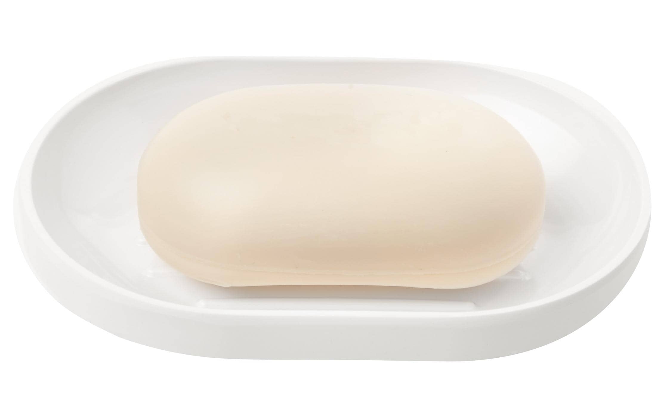 Seifenschale Step WeissSeifenhalter aus Melamin