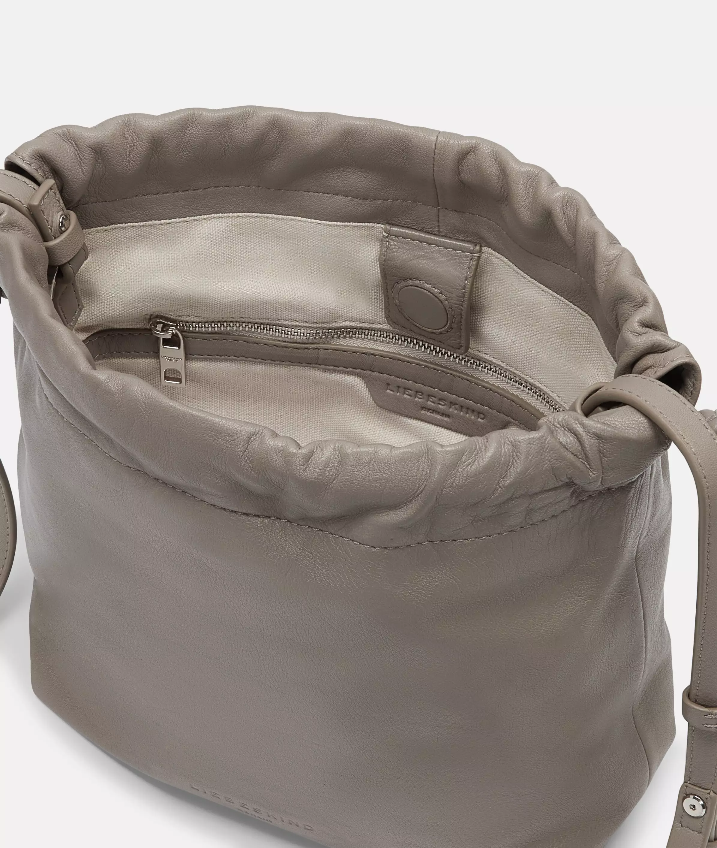 Lya Hobo S Handy pouch bag made from sheepskin