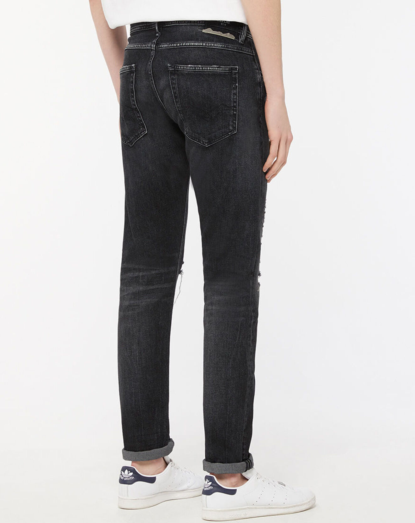 Replay Jean Replay Broken Edge gris foncé