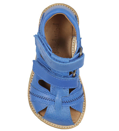 Pom Pom Sandalen - Classic+ Rub Sole Closed Two Klettband - Brig