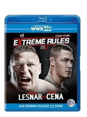 WWE: Extreme Rules 2012  (2012) Brock Lesnar cert 15  Blu-Ray Pre-Owned