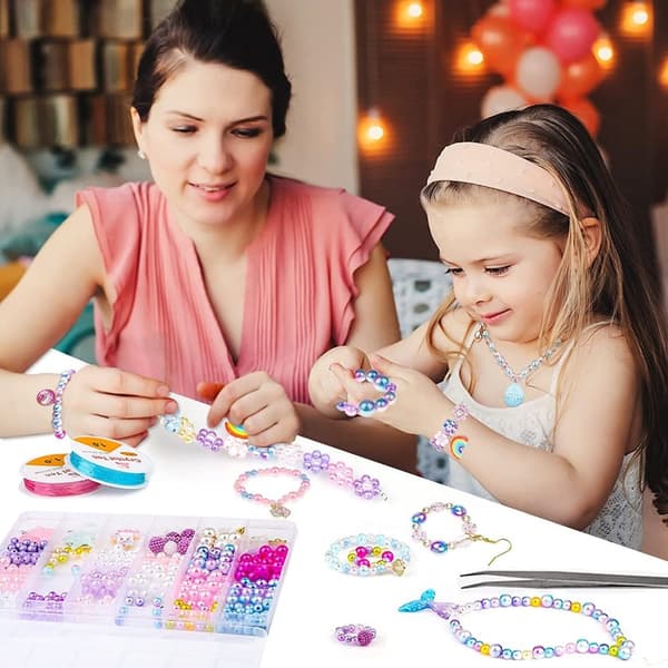 DIY Pärlset Unicorn Charmset för Barn och Smyckesälskare