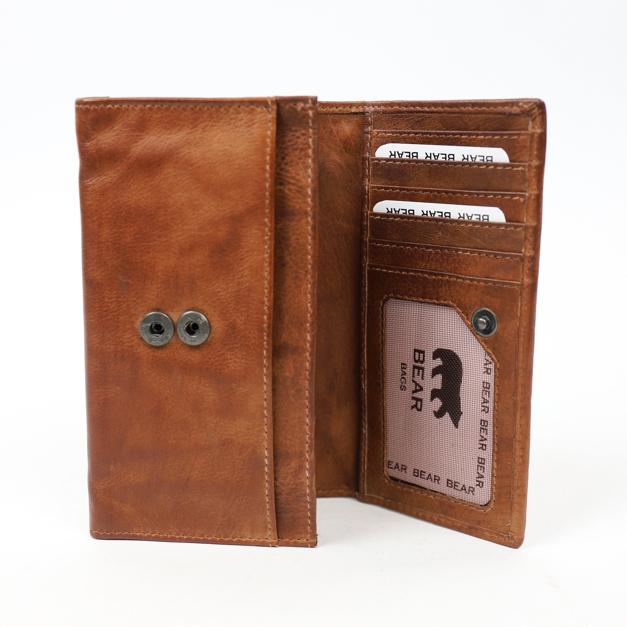 Overslag portemonnee 'Sweety' XL cognac - CP 6041 Cognac
