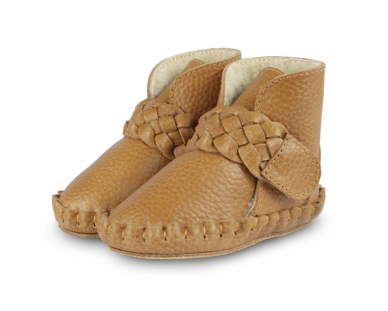 Mace Booties | Toast Grain Leather