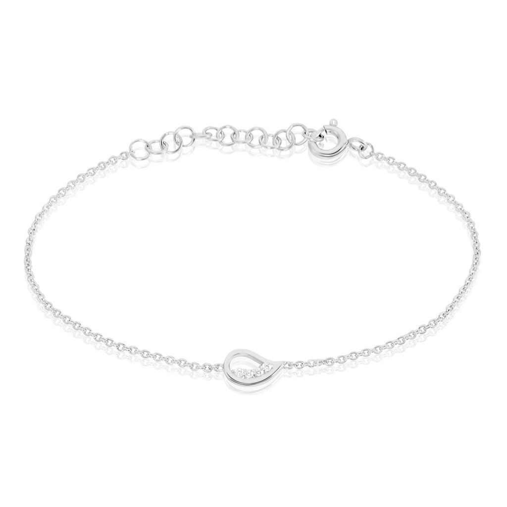 Bracelet Argent Blanc Sylvan Oxydes De Zirconium