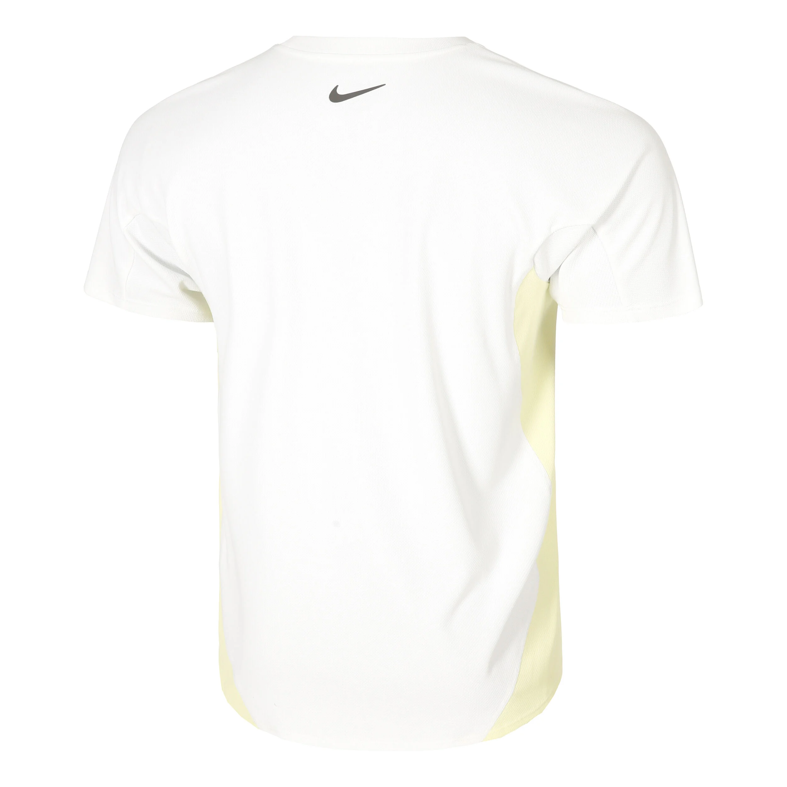 Nike Court Dri-Fit Advantage Slam T-shirt Hommes - Blanc , Jaune Lemon