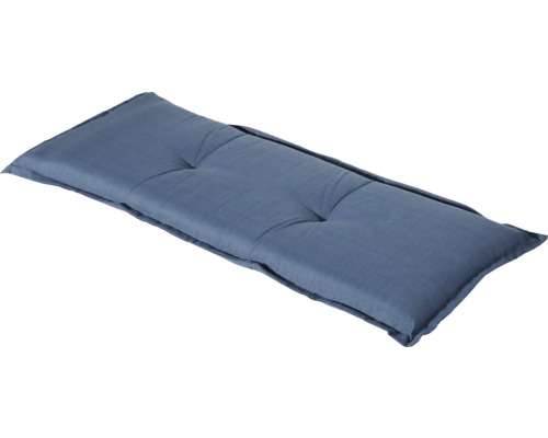 Basic bankkussen, blauw, 120x48x7 cm