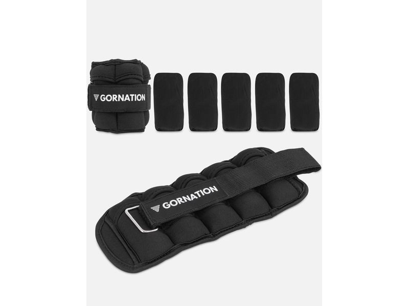 GORNATION Ankle Weights Set, 2 x 1 kg Gewichtsmanschetten