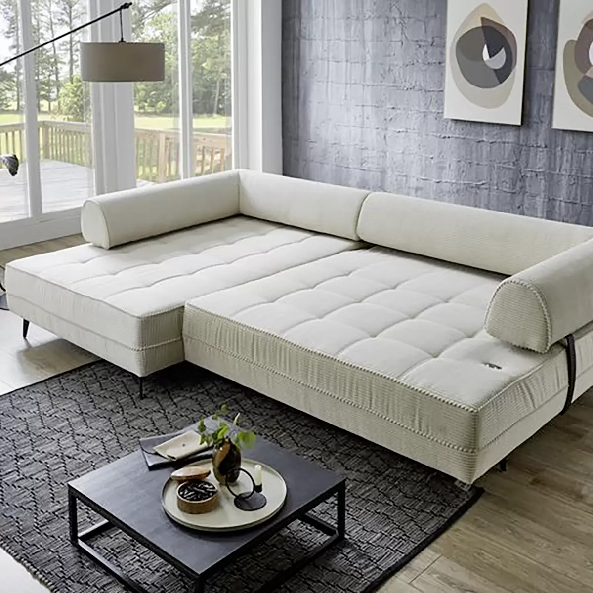 Ecksofa Nico Beige