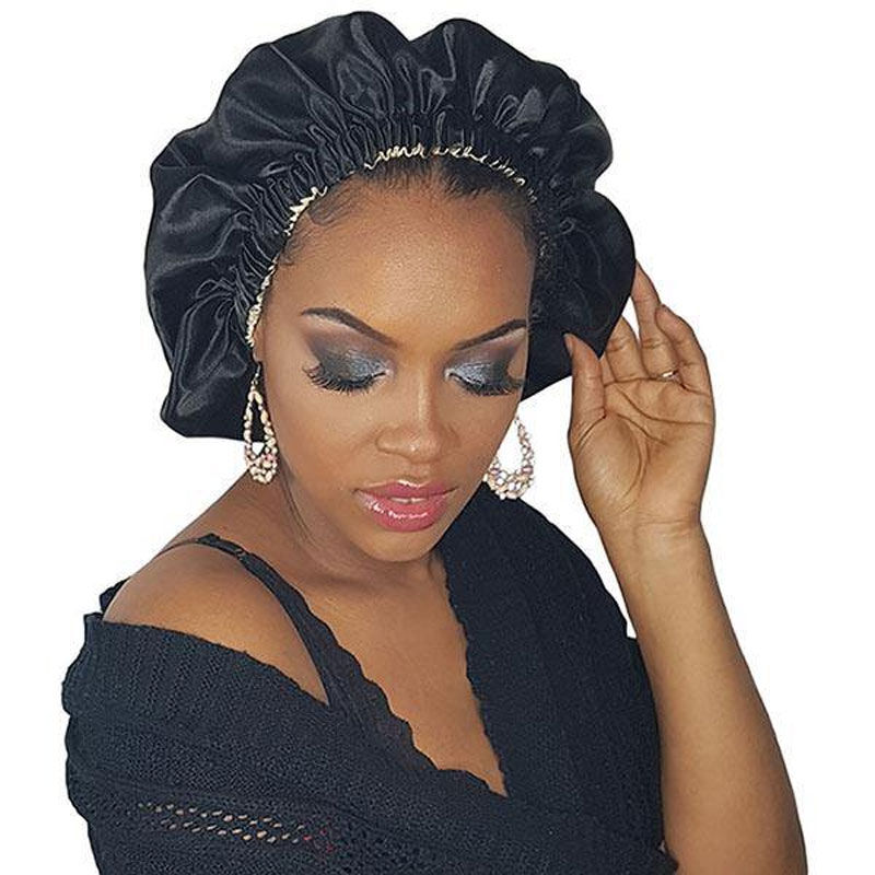 Bonnet de nuit en satin