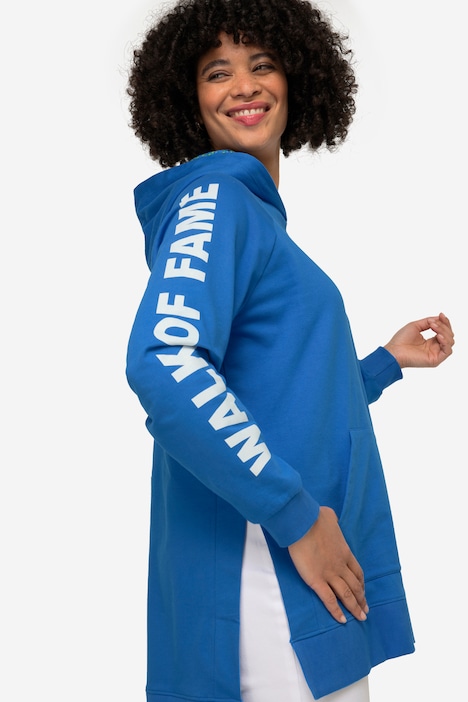 Hoodie, Sweater, Kapuze, Schrift-Druck, Langarm