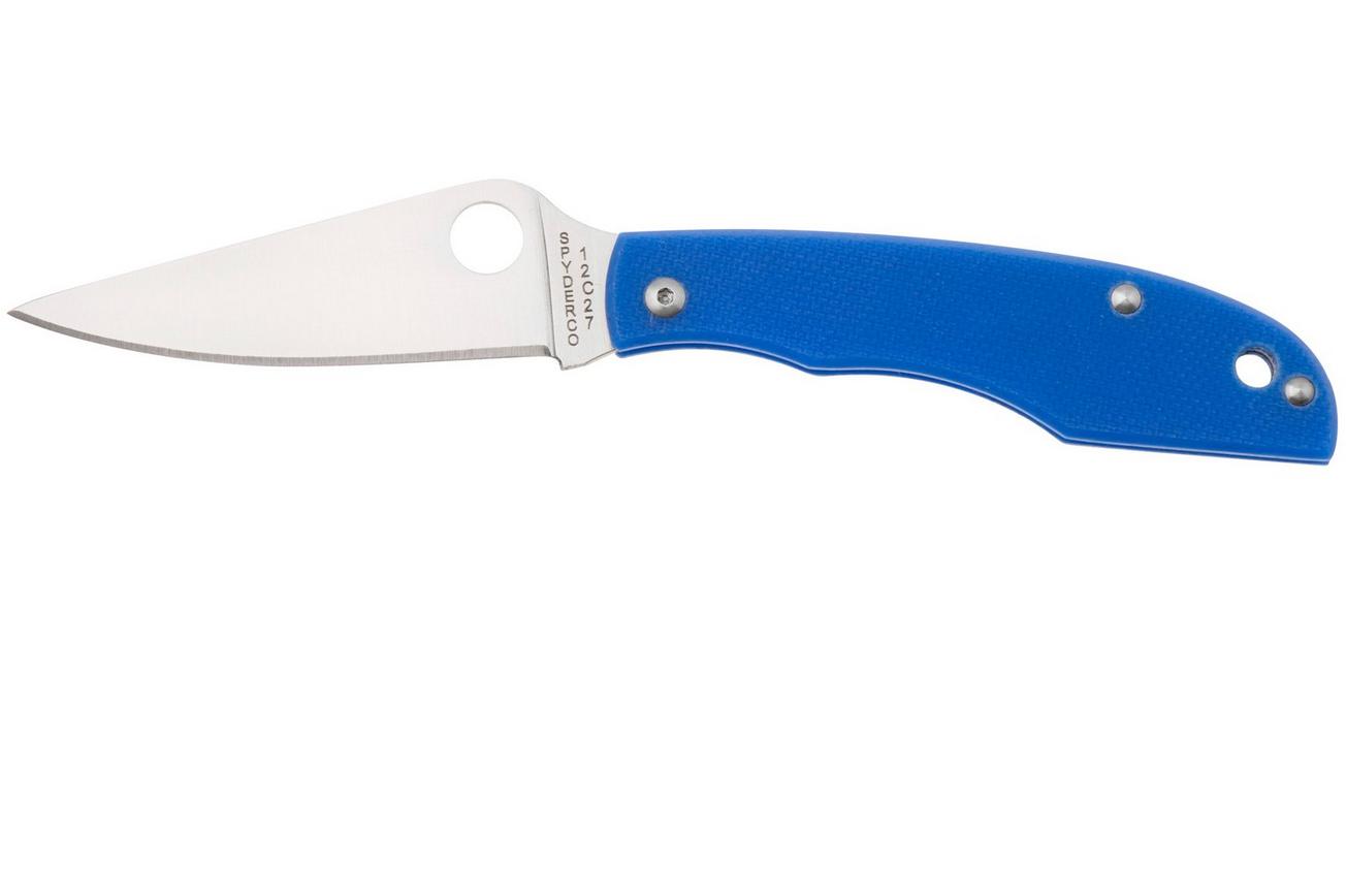 Spyderco Grasshopper Blue G10 C138GBLP sleutelhangerzakmes