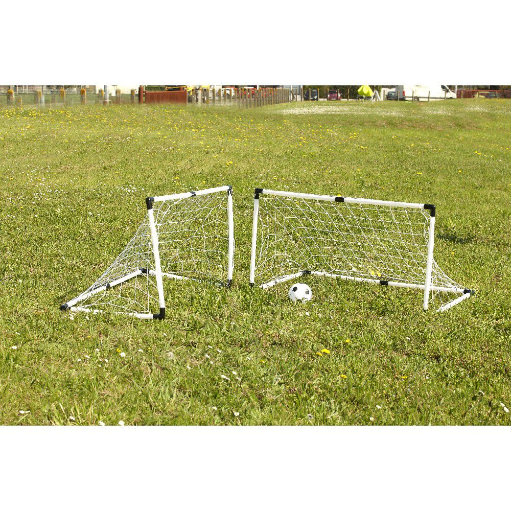 Jeu de football 1 cage, 1 ballon, 1 gonfleur