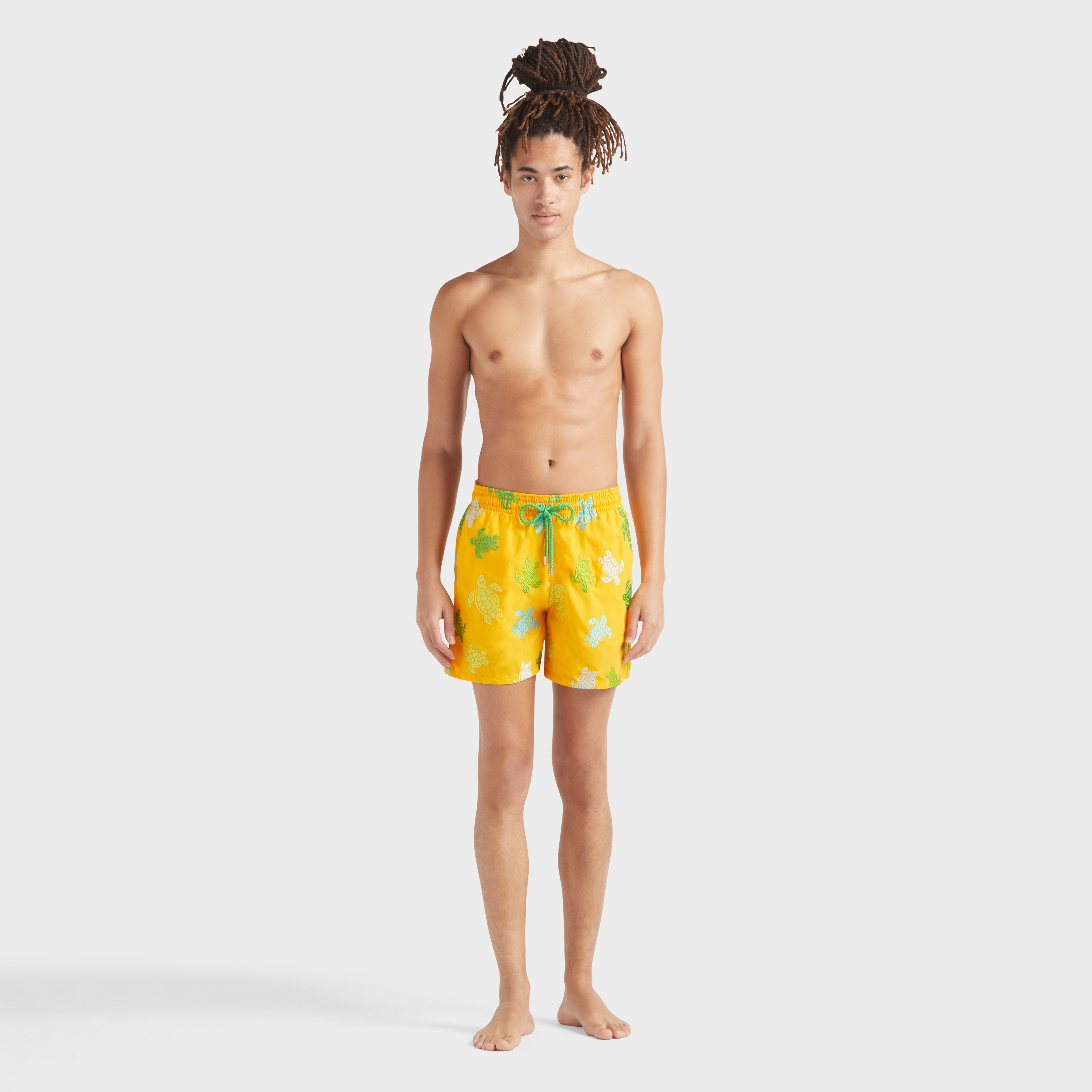 Maillot de Bain Homme Brodé Tortue Multicolore