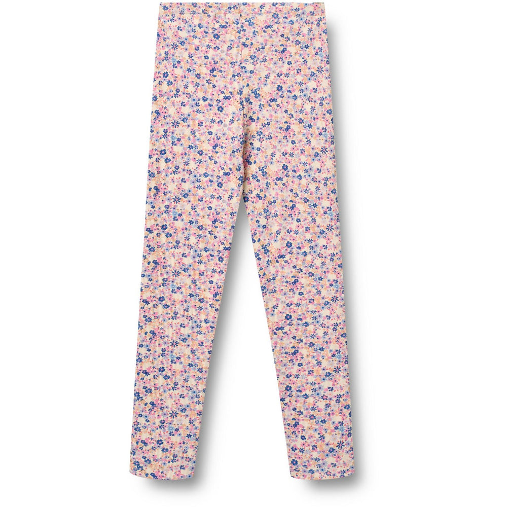 Køb Wheat Pink Blue Flowers Jersey Leggings Jules