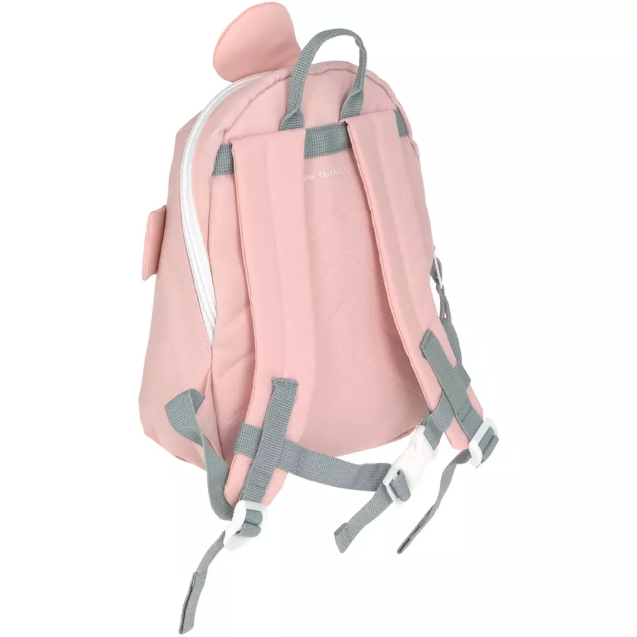 LÄSSIG Kindergartenrucksack Tiny Drivers - Eiswagen, Rosa