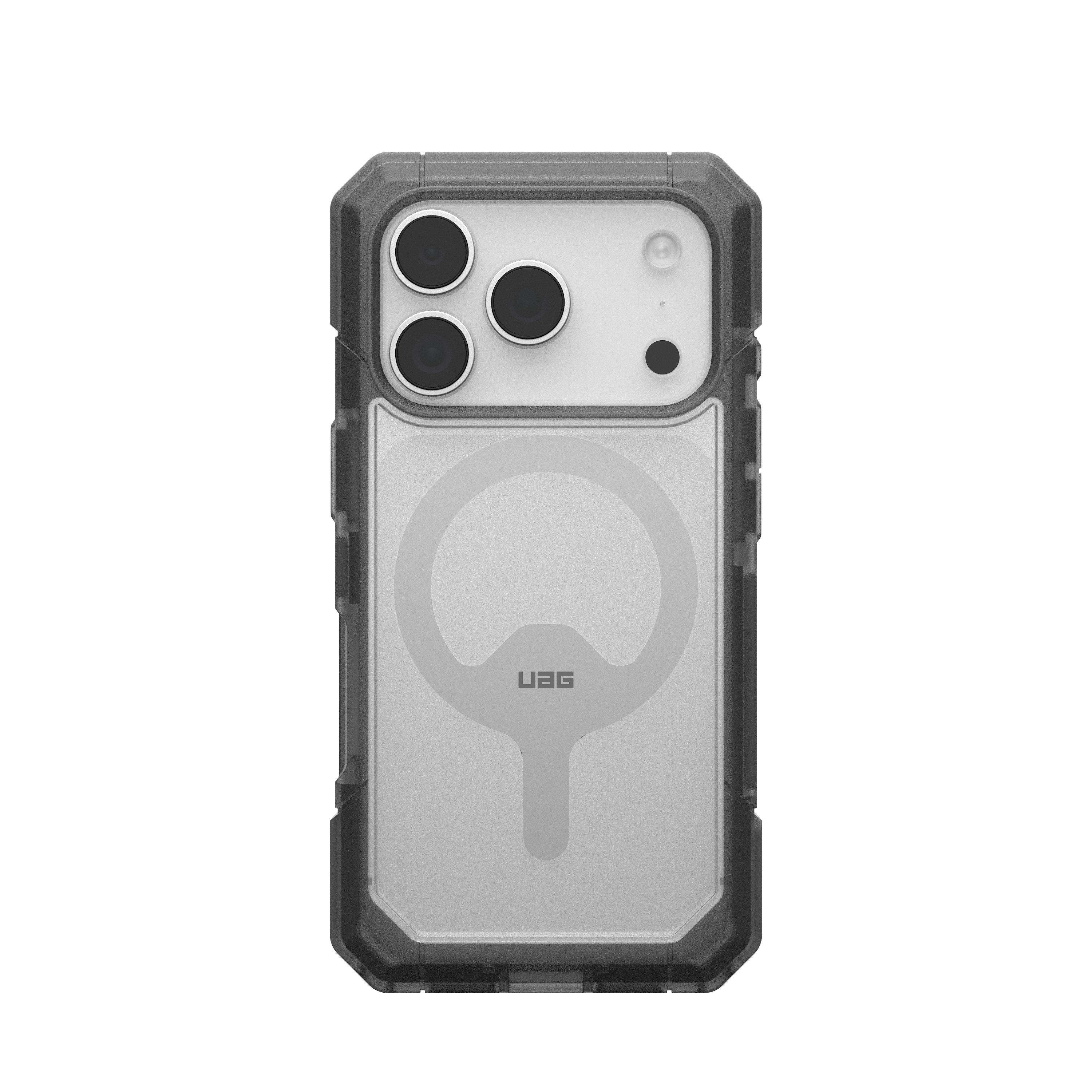 iPhone 17 Pro MagSafe Schutzhülle Trooper (114521114G31) - Ash (Transparent / Schwarz)