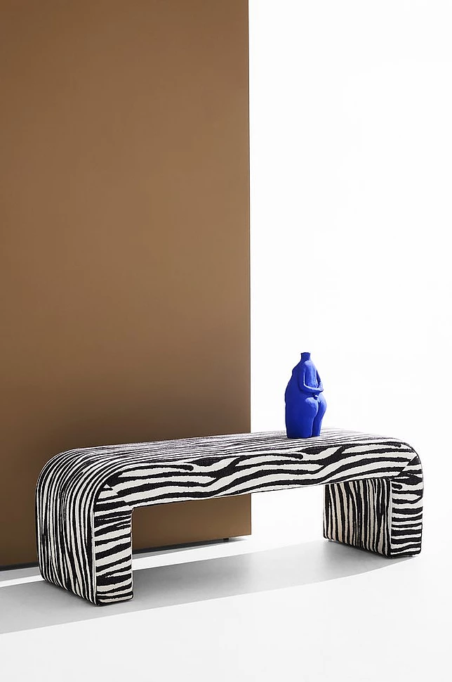 Odette bänk zebra 120 cm