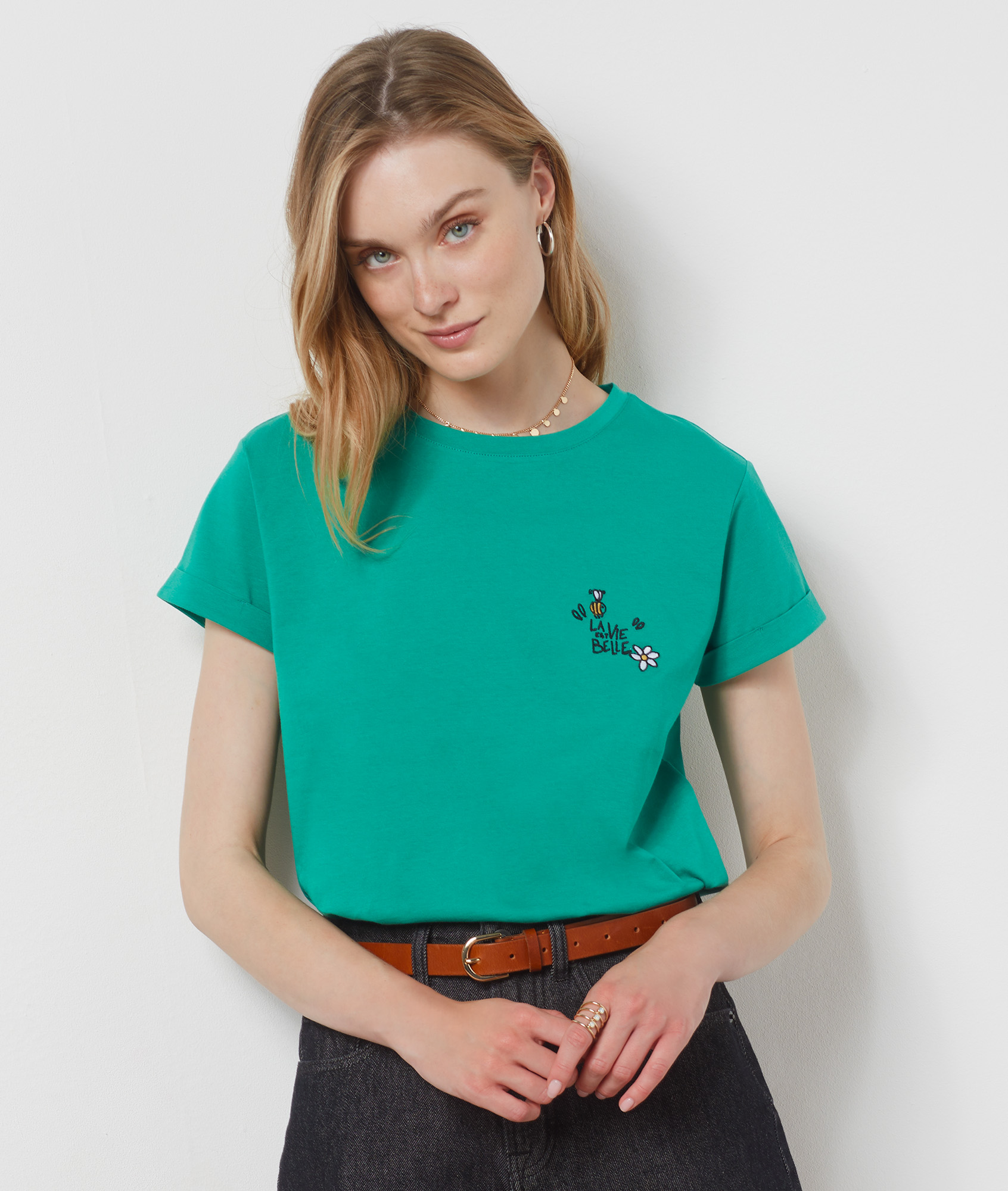 T-shirt manches courtes en coton