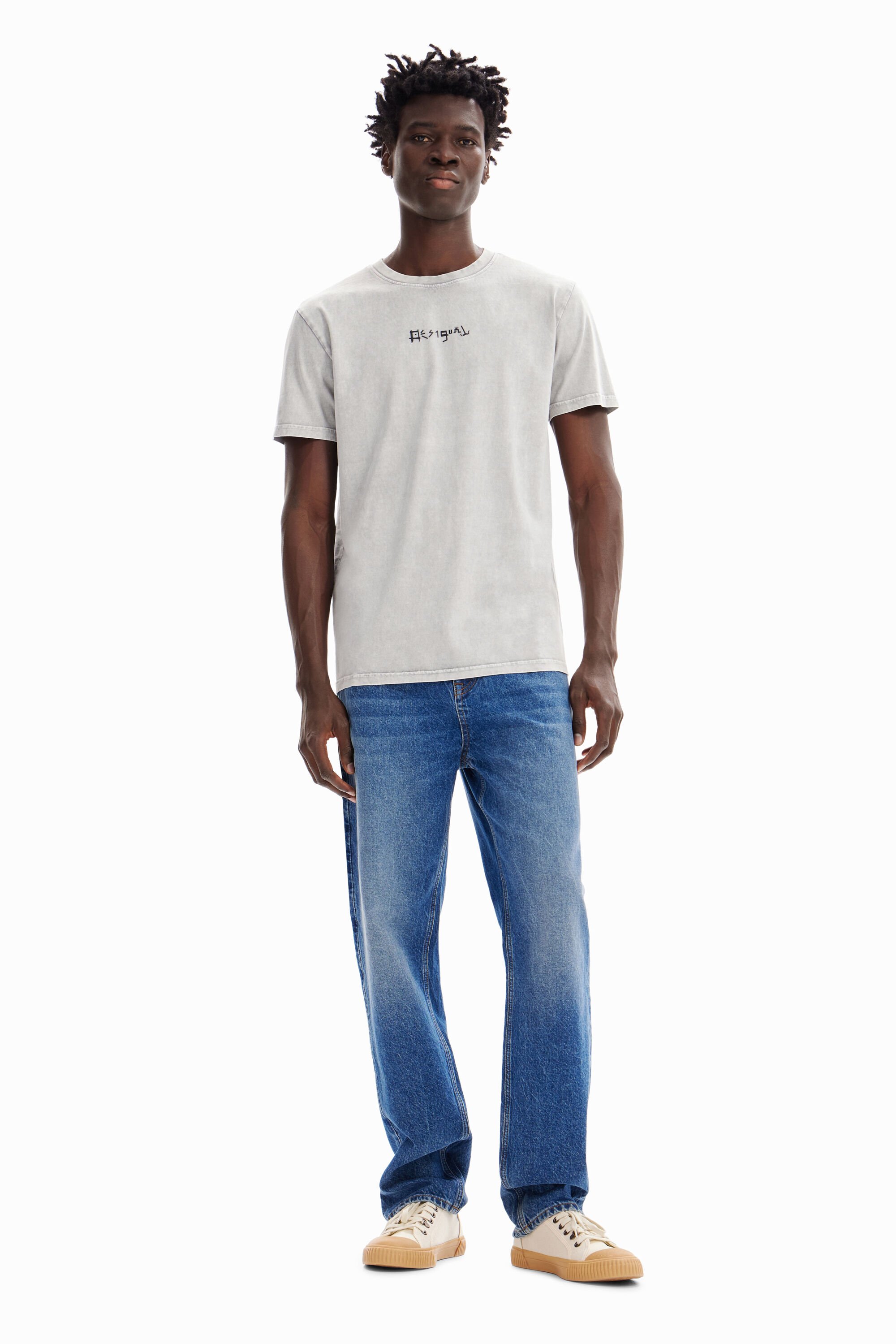 T-shirt délavé aliens