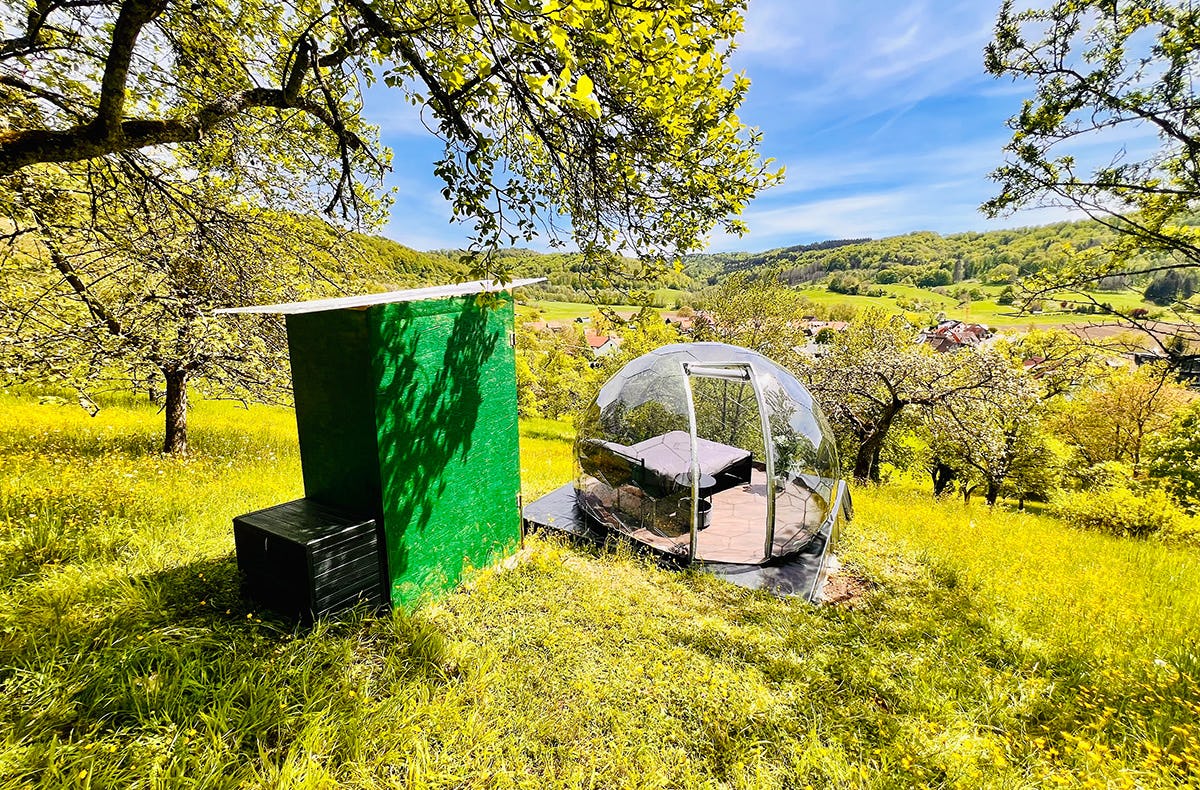 Bubble Hotel Däfern für 2 (1 Nacht)