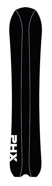 PHENIX SNOWBOARDS - SPLITBOARD CORVETTE 4 PARTIES STANDARD PLUM + PEAU