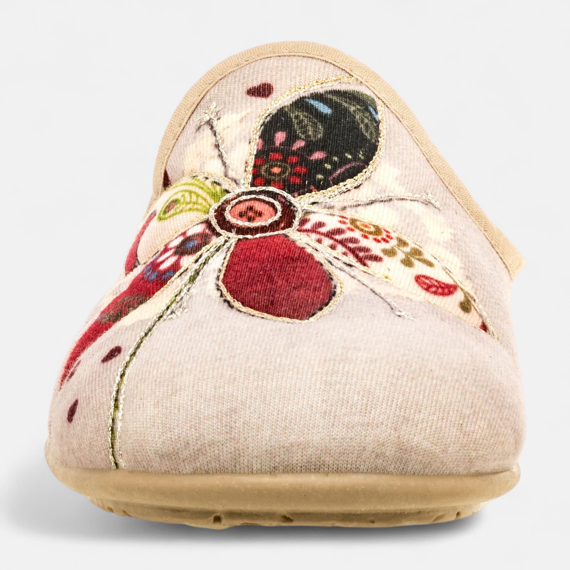 Pantoufles mules Femme beige
