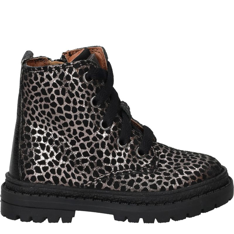 IK-KE Veterboots Zwart Meisjes