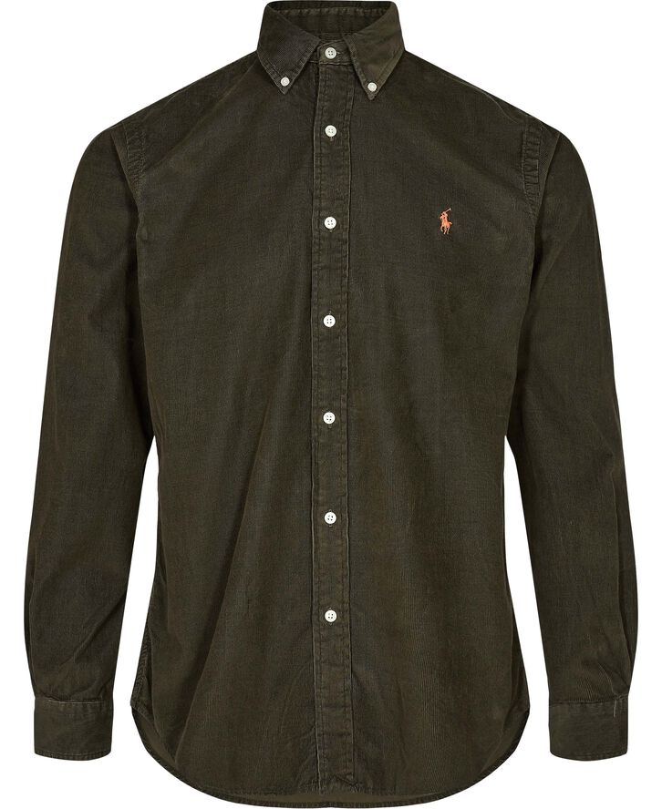 Polo Ralph Lauren 80/2 21W CORDUROY-LSL-SPS Defender green