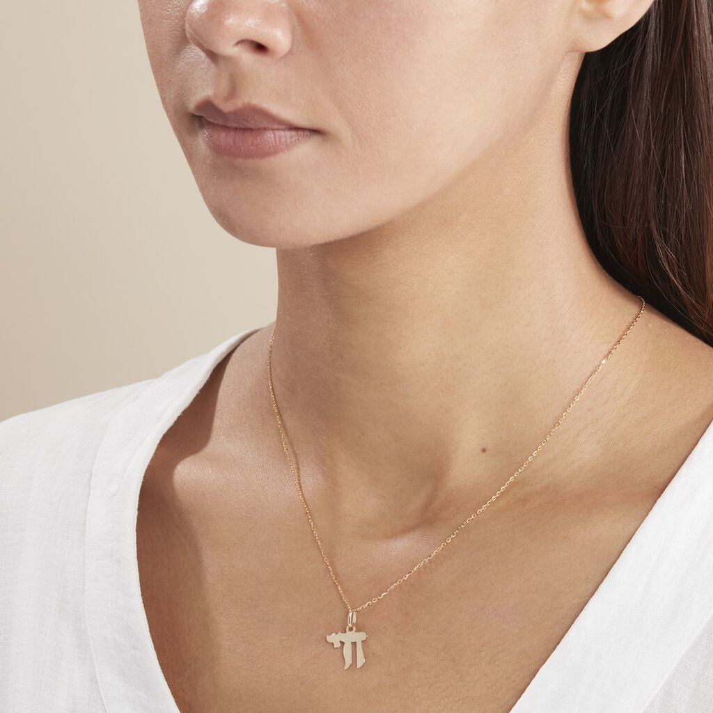 Pendentif Hai Or Jaune