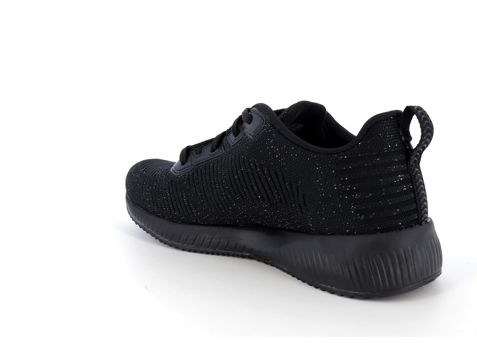 Skechers-BOBS SQUAD TOTAL GLAM Matières combinées Noir paillette