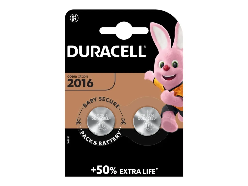 Batteri Litium Duracell Electronics 2016 knapcelle 3V 2-pak