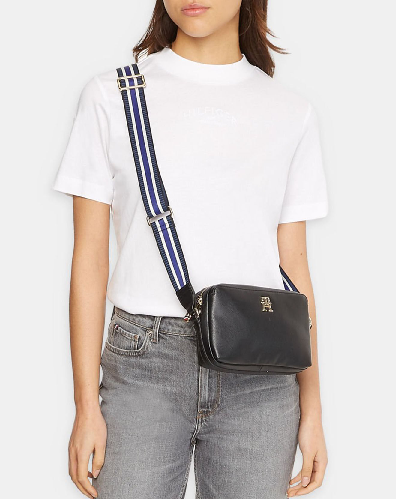 Tommy Hilfiger Sac bandoulière Tommy Life noire - 21.5x13x6.5 cm