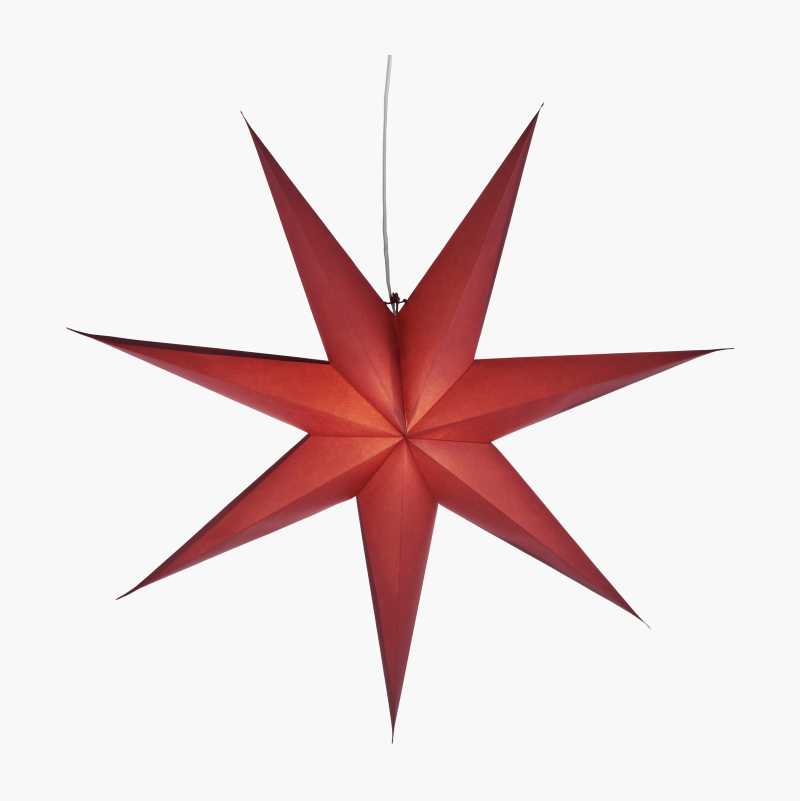 Adventsstjerne rød, 75 cm