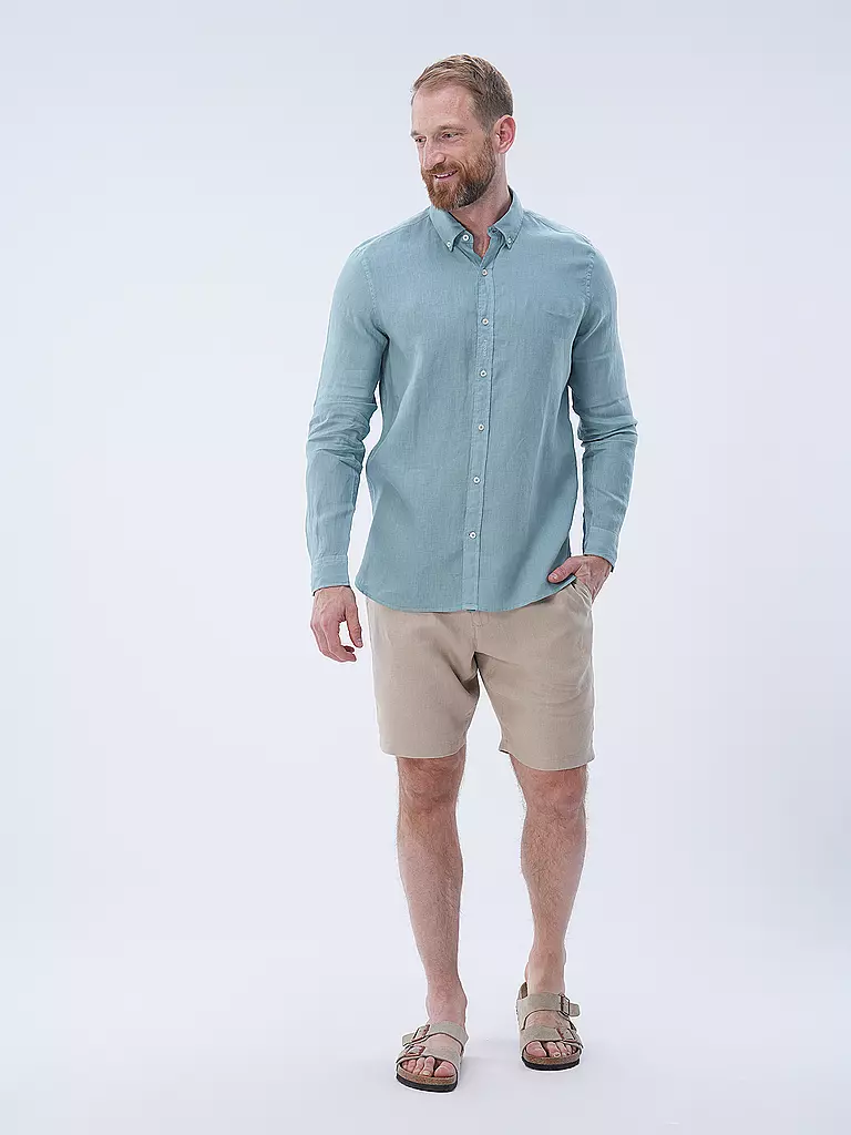ECOALF Leinenhemd MALIBUALF hellblau